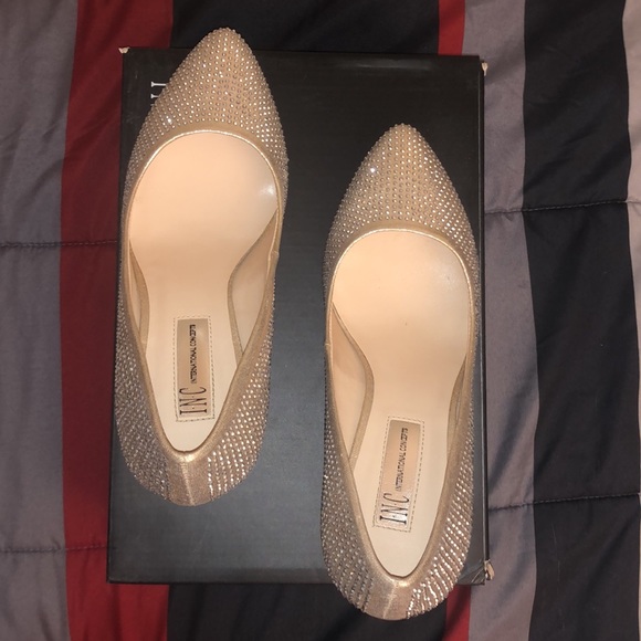 INC Pointed Toe Rhinestone Pumps - Picture 4 of 4